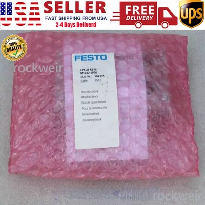 New FESTO CPX-M-AB-8-M12X2-5POL 549335 Manifold Module