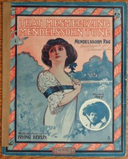 Sheet Music - That Mesmerizing Mendelssohn Tune - Irving Berlin 1909 d 