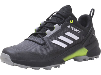 Adidas Men's Terrex-Swift-R3 Sneakers Hiking Shoes Core Black/Grey/Solar Yellow