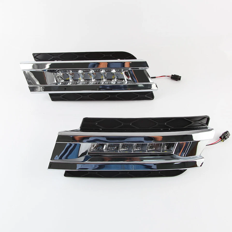 2x Luz de circulación diurna LED DRL blanca para Mercedes Benz GL320 GL450 GL550 Foto 3 de 4