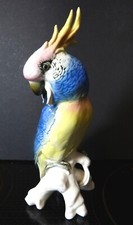 Karl ENS KAKADU Papagei Vogel Porzellan Figur, Seltenheit, toller Zustand 