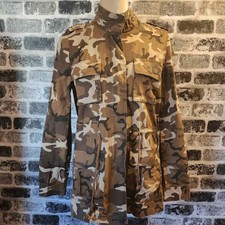 Naked Wardrobe Women's Light Weight Camo Utility Military Shacket Jacket Small