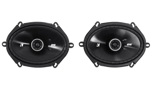 (2) Paar Kicker 41DSC684 6x8" 2-Wege Auto-Lautsprecher + 4-Kanal-Verstärker + Verstärker-Kit - Bild 3 von 12