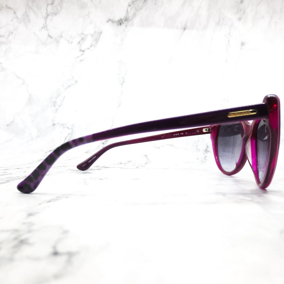 Gafas de sol Guess marco 1015 para mujer de plástico púrpura ojo de gato borde completo 57-16 135 Foto 4 de 4