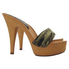 Zoccoli Camouflage Alti Made in Italy Tacco 13 - K9301 Camouflage