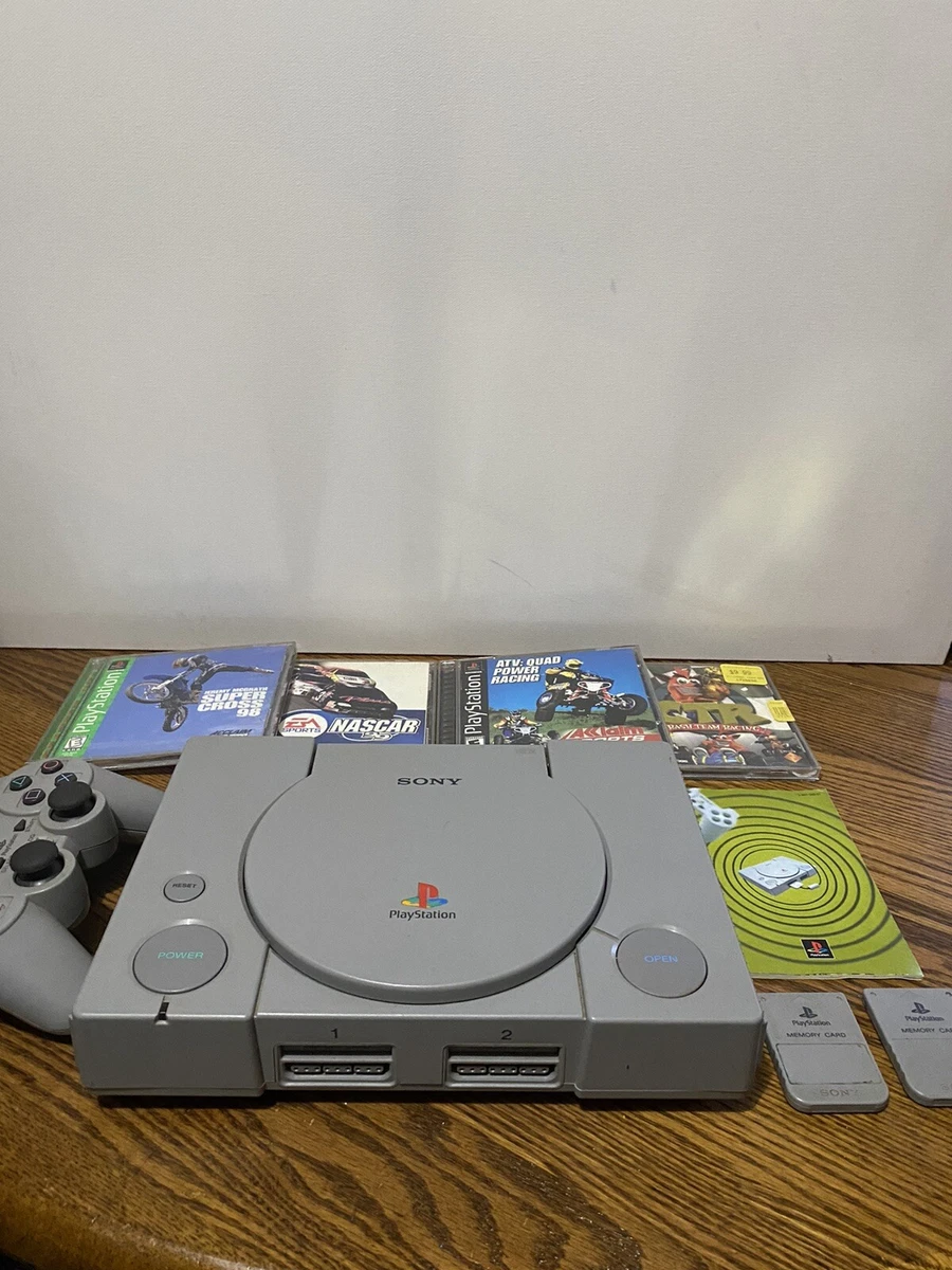 Original Sony PlayStation One PS1 PSX Console System Works! NTSC - (SCPH-7501)