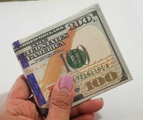 12er-Pack - 100 Hundert Dollar Geldbörsen zweifach gefalteter Kartenhalter - US-VERKÄUFER - Bild 6 von 12