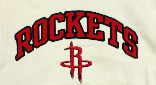 Outerstuff NBA Youth Girls Houston Rockets Pullover Hoodie, Cream - Picture 2 of 7