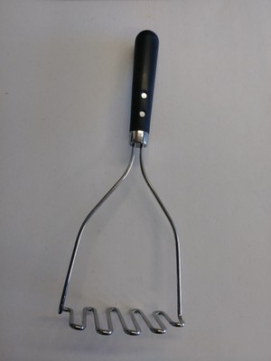 NEW CHEF/'S CRAFT 12920 WIRE CHROME BLACK POTATO MASHER TOOL SALE 8058497