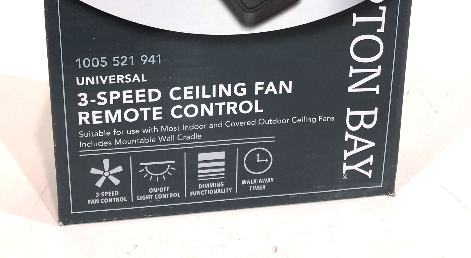 Hampton Bay 3Speed Universal Ceiling Fan Remote Control+Receiver New