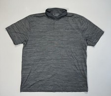 Under Armour The Performance Polo Golf Men XL Grey Active Sports Stretch Wicking