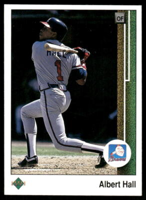 Albert Hall 1989 Upper Deck #93 Atlanta Braves
