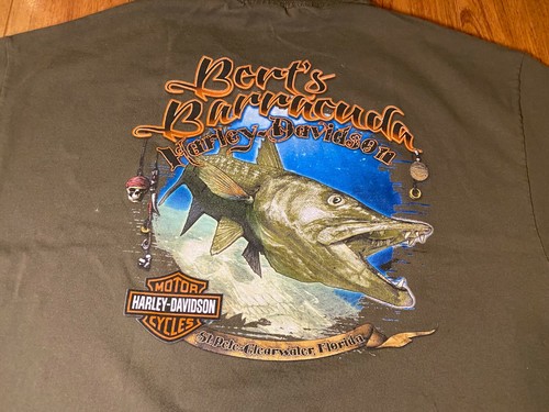 Harley Davidson Live to Ride Ride to Live Shirt Size XL Berts St Pete FL - Picture 7 of 7