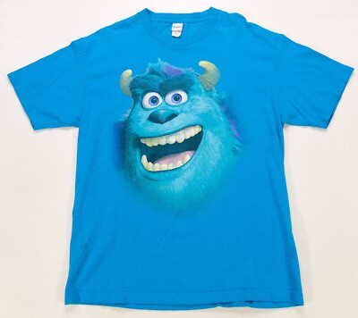 Rare VTG DISNEY PIXAR Monsters Inc. Sully Face 2001 Film Promo T