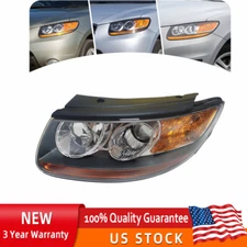 For 2007-2012 Hyundai Santa Fe Headlight Lamp Assembly Halogen Left Driver Side