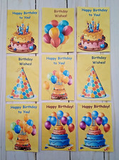 9 Birthday Wishes Handmade Journal Cards Crafts Junk Journals Planners