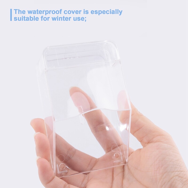 Transparent Door Bell Cover for Wireless Doorbell Home Door Bell Chime