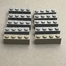 Lego 3010 Bricks Dark Gray Replacement Parts Pieces Lot of 10
