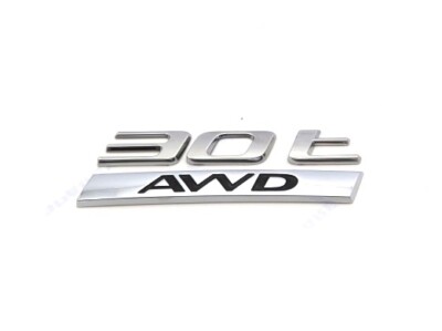 Original Jaguar 30T AWD Stiefel Abzeichen Koffer Heck Emblem F-Tempo 2016+