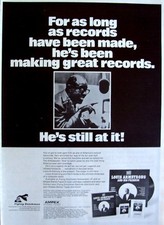 LOUIS ARMSTRONG AND HIS FRIENDS 1970 vintage POSTER ADVERT
