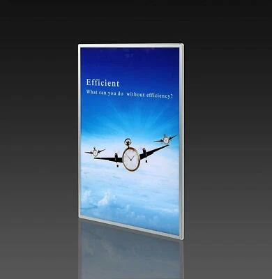 Linno® A1A2A3A4 Slim LED Illuminated Wall Mounted Frame Poster Display Lightbox