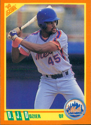 1990 Score Rookie & Traded - #97T D.J. Dozier (RC)