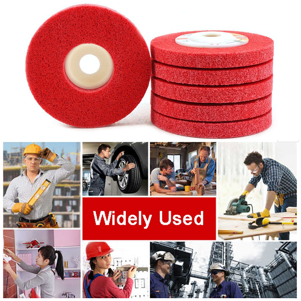 Abrasive Wheels Sourcing Map 10-Pack 4-Inch Nylon Fiber Polishing