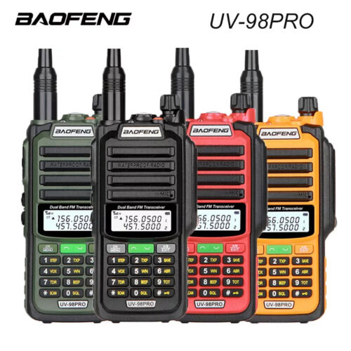 Baofeng UV-98 PRO Walkie Talkie 10W High Power Dwukierunkowe radio Dual Band FM Radio - Zdjęcie 2 z 23