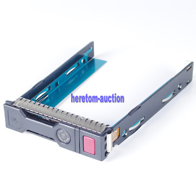 Heretom 4pcs 3.5 inch SAS SATA HDD Replacement Trays for HP Gen8 Gen9 LFF Drive Tray DL380P DL360P DL160 DL380 DL560 DL385 G8 651314-001 651320-001 (Not Fit for 2.5 Inch Series