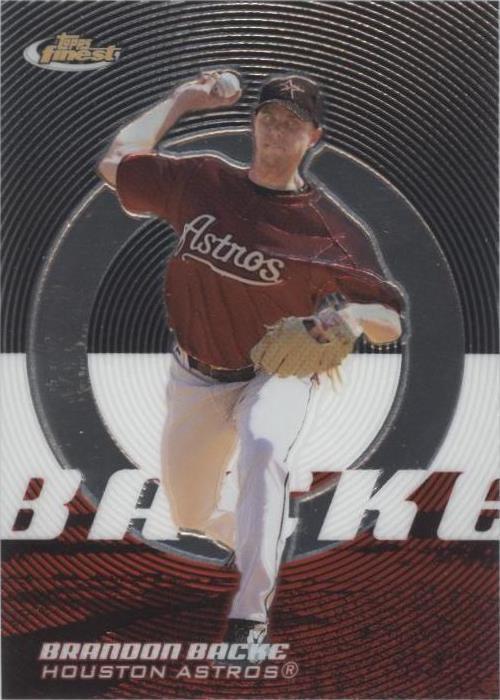 2005 Topps Finest - Brandon Backe #17 - 1 of 1