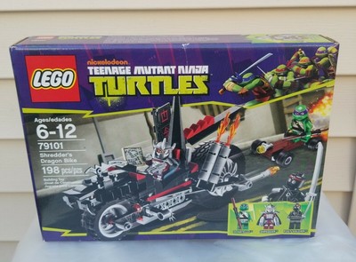 New Sealed Lego TEENAGE MUTANT NINJA TURTLES 79101 SHREDDER'S DRAGON BIKE | eBay