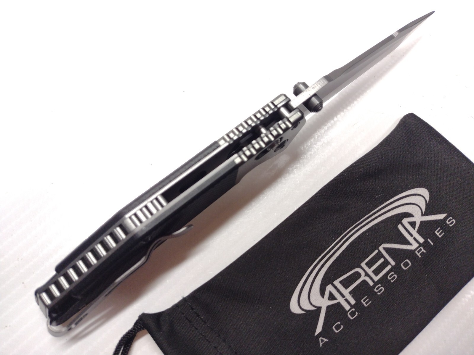 Elite Tactical Tanto Ball Bearing Pivot Manual Axis Lock Pocket Knife G10 8Cr13