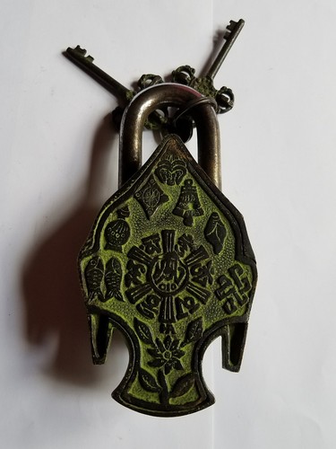 Cerradura Buda de latón - Imagen 3 de 3