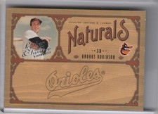 2005 DONRUSS LEATHER & LUMBER #N3 BROOKS ROBINSON NATURALS ORIOLES HOF 1635/2000