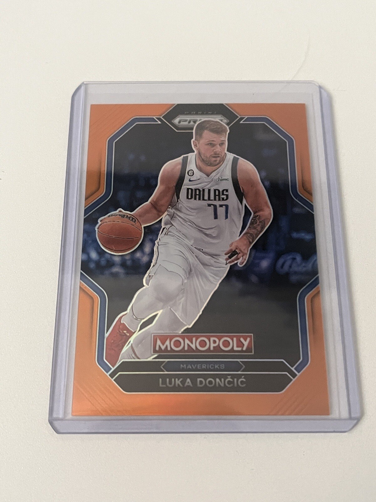 2022-23 Panini Prizm Monopoly Luka Doncic Orange /124 Mavericks #19