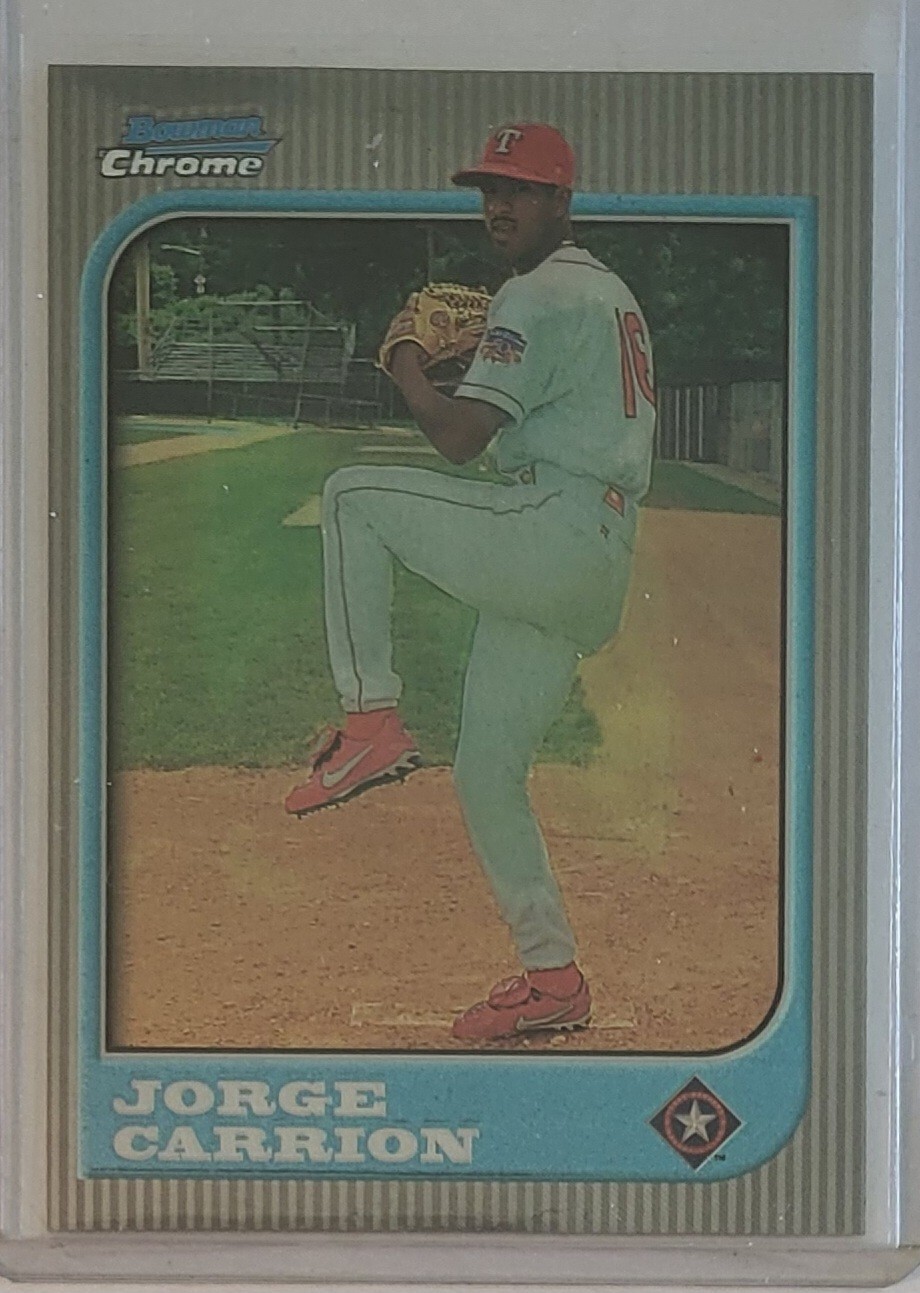 1997 Bowman Chrome 281 Carrion Texas Rangers Baseball Card eBay