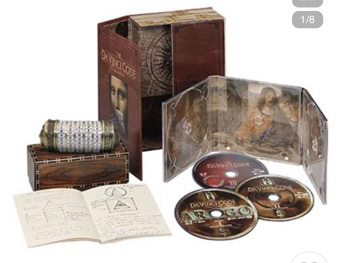 The DaVinci Code Complete Limited Box DVD-3, 2006 Cryptex & Langdon Journal