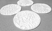 Four CRUSHED VELVET Insert Silicone Discs AU