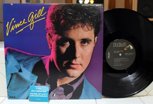 Rare Country LP - Vince Gill - Turn Me Loose - RCA # MHL1-8517 - Hype Sticker