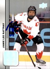 Jamie Lee Rattray Signed 2023 Upper Deck Canada Women card PWHL Boston Fleet