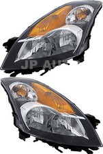 For 2007-2009 Nissan Altima Headlight Halogen Set Driver And Passenger Side For 2007-2009 Nissan Altima Headlight Halogen Set Driver And Passenger Side