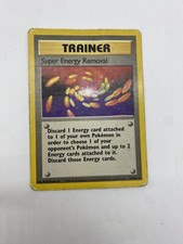 Pokemon Cards: Base Set 1st Edition Rare: Super Energy Removal 79/102