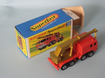 ミニカー Matchbox Superfast No.30 Crane Lesney Matchbox 30 8 Wheel Crane Boxed Superfast England b | eBay