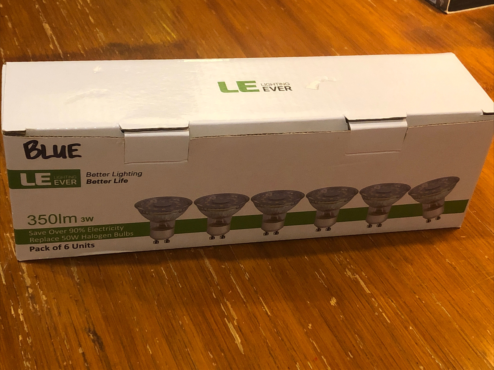 5PCS Non Dimmable LED Lighting Ever, GU10 Base Light Bulb, 350lm, 5000K