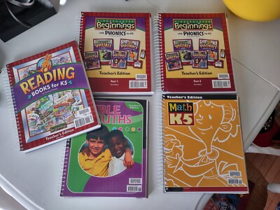 Kindergarten Beginnings Worktext Practice Teachers Edition K5 Third Edition BJU