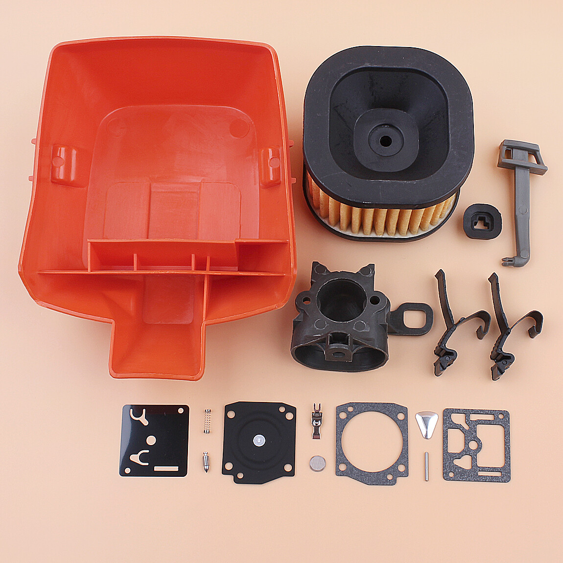 HD Tall Air Filter Cover Carb Kit For 362 365 371 372 372XP Husqvarna