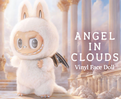 POP MART THE MONSTERS Angel in Clouds Labubu Vinyl Plush POP MART THE MONSTERS Angel in Clouds Labubu Vinyl Plush
