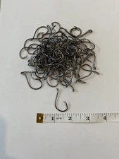 100 Circle Hooks,  4/0 Octopus Fishing Circle Hooks, Black