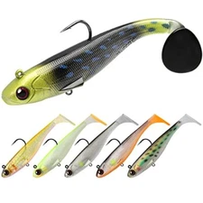 New TRUSCEND Fishing Lures for Bass Trout Jighead Lures Paddle Tail Swimbaits