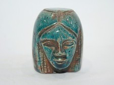 Rare Egyptian Ptolemaic Antique Statue of Cleopatra's VII Head Egyptology BC